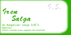 iren salga business card